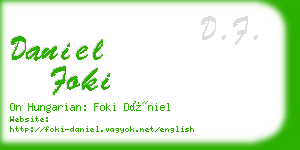 daniel foki business card